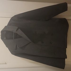 Old Navy XXL Charcoal wool blend coat